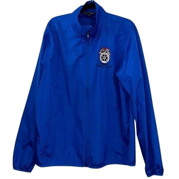 Teamster Cannery Council Port Authority Blue Jacket L 100% Polyester - Picture 1 of 7